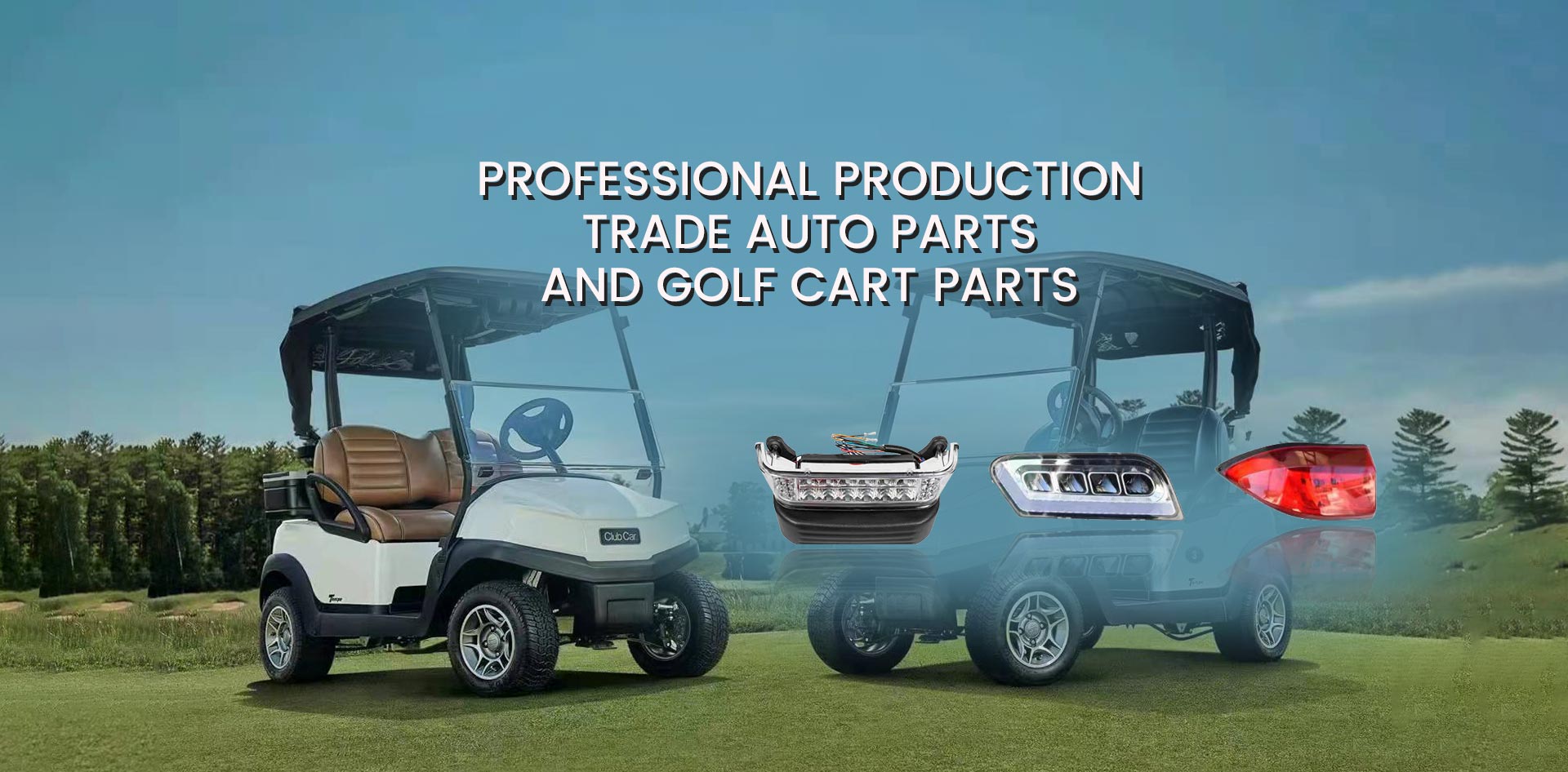 Professional production trade auto parts and golf cart parts