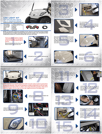 yamaha drive led light kit Instruction